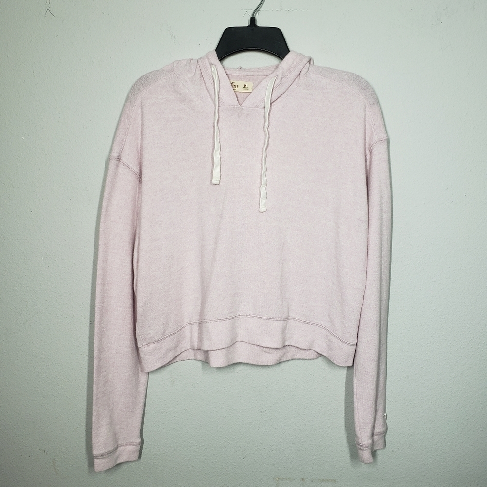$5 sale Hollister super soft light pink hoodie size medium